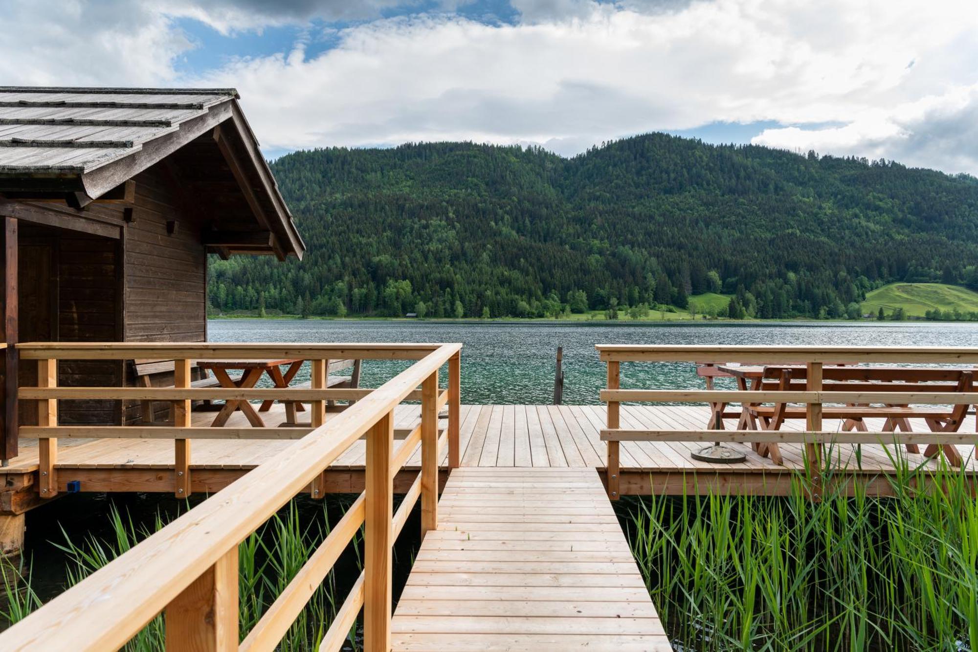 Draxl-Hof Ferienwohnungen Weissensee Eksteriør billede